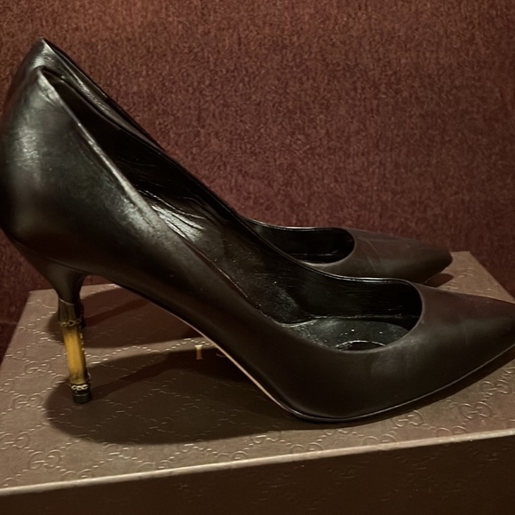 Gucci Malaga Kid Black Pumps - Picture 7 of 8